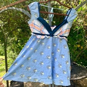 Free People eyelet babydoll shirt